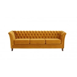 Chesterfield Sofa Pikowana Derby 3 osobowa